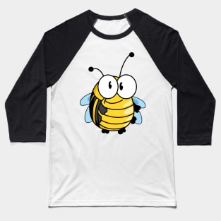 Cute Happy Bee Baseball T-Shirt